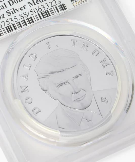 Trump Silver Medallion